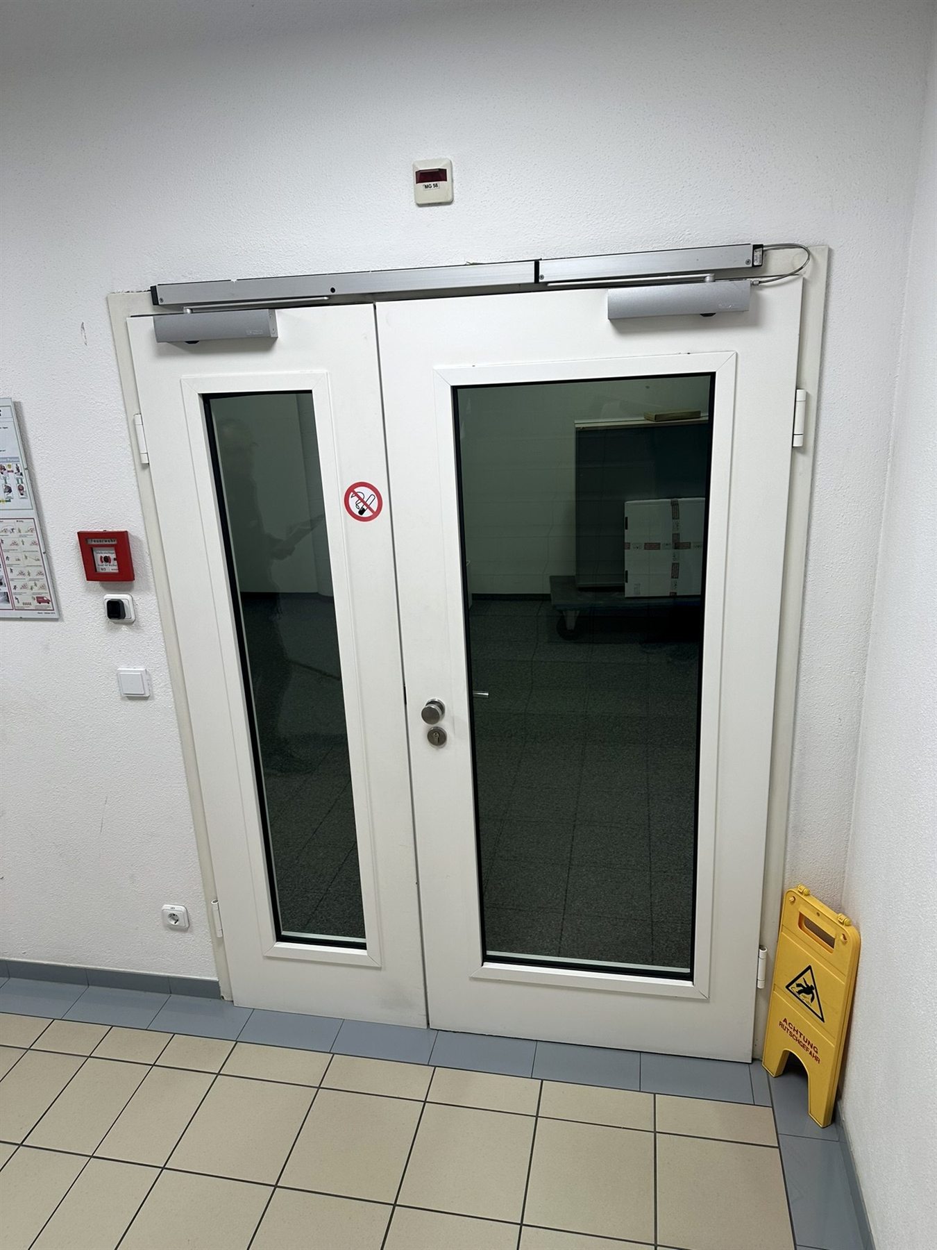 Automatische Brandschutztür