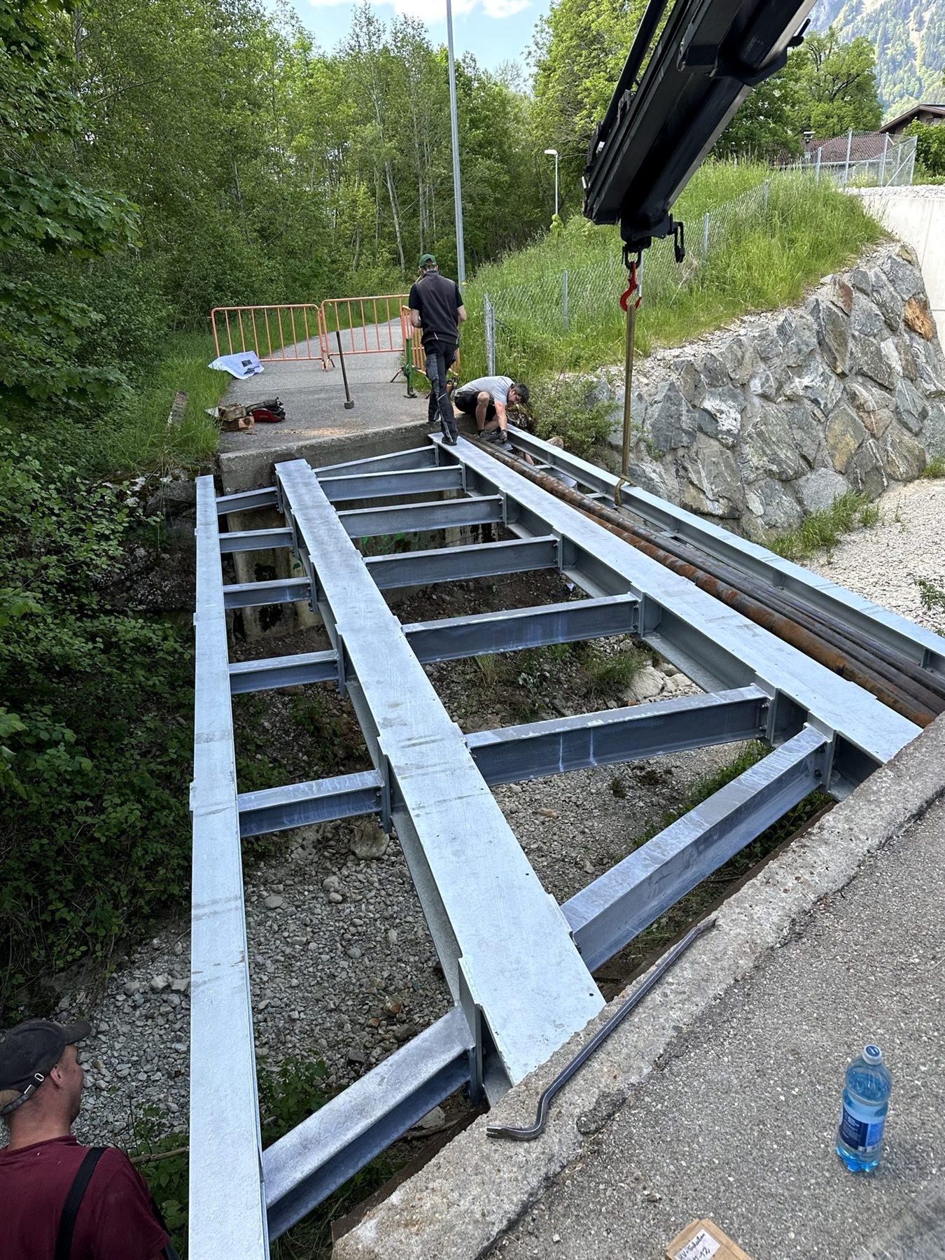 Brücken-Grundkörper aus Stahl