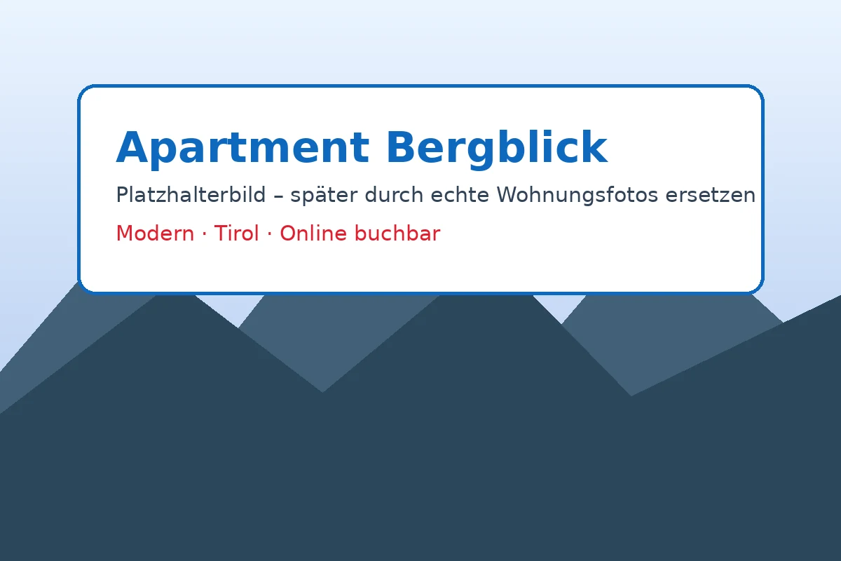 Apartment Bergblick